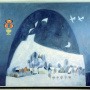 Ive Šubic <br>Winter idyll, 1964 <br>Oil on canvas, 119.5 × 100 cm <br>Signed below on the right: Ive Šubic 1964